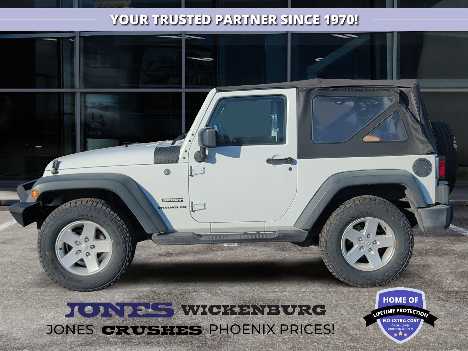Used 2017 Jeep Wrangler Sport S with VIN 1C4GJWAG2HL572157 for sale in Wickenburg, AZ