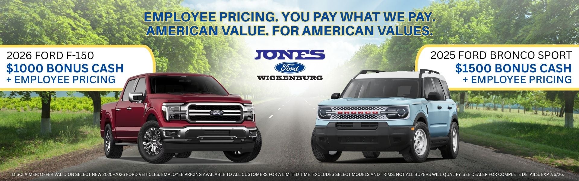 Employee Pricing