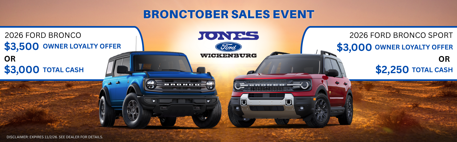 Bronctober Sales