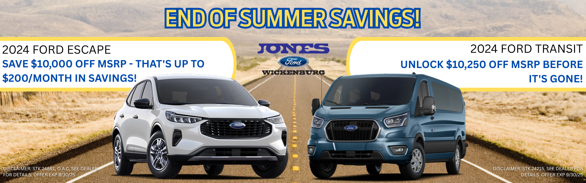 2024 FORD ESCAPE AND TRANSIT