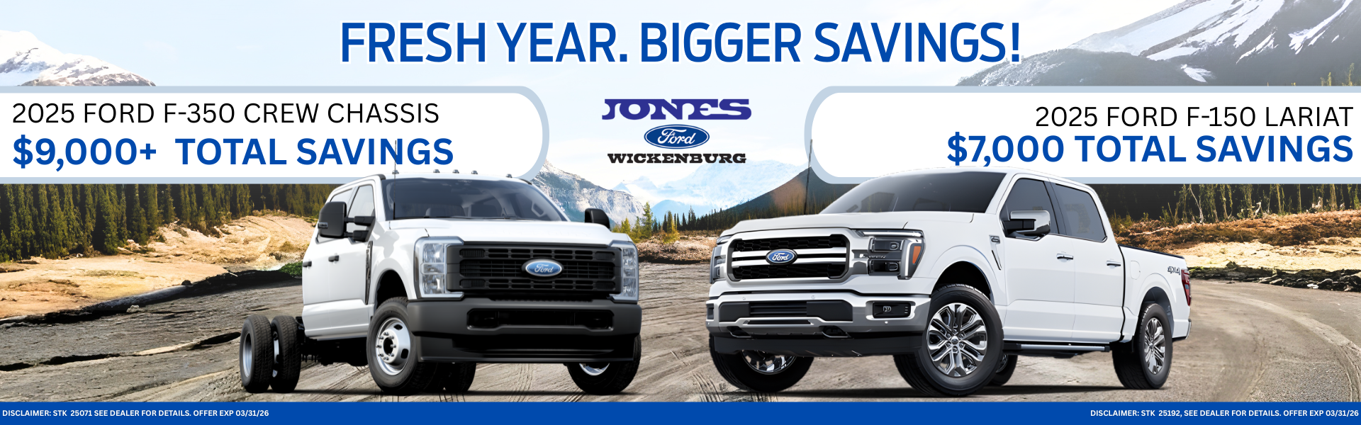 2025 Ford Maverick and F-250